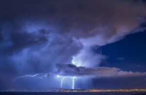 tormenta mallorca noche toledana lluvia rayos