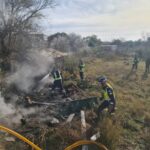 Bomberos de Ibiza controlan dos incendios, uno en Sant Josep y otro en Sant Antoni