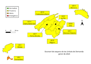 El Govern actualiz&oacute; el estado de la sequ&iacute;a en toda la regi&oacute;n.