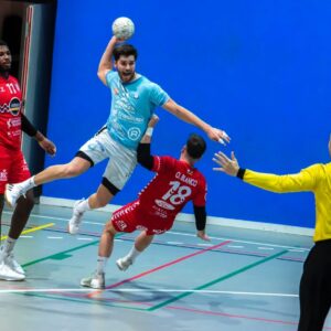 Imagen del partido del Trasmapi UD Ibiza HCE ante el E&Oacute;N Horneo Alicante.