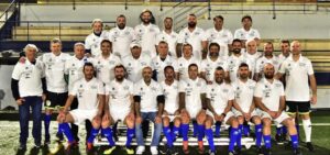 La selecci&oacute;n de Ibiza de veteranos de Ibiza.