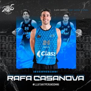 Presentaci&oacute;n de Rafa Casanova en el CB Sant Antoni.