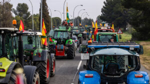 Protestas de Agricultores en Espa&ntilde;a