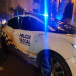 Scare in the center of Ibiza: a police car crashes while responding to a supposedly vital emergency