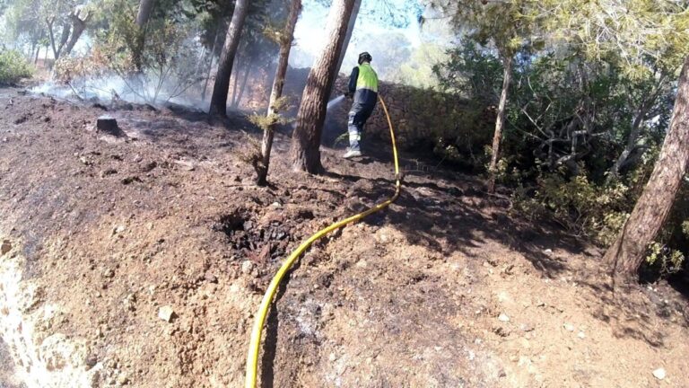 Bomberos de Ibiza incendio en Snta Eularia