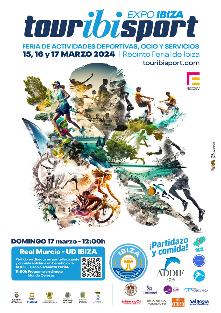 Cartel EXPO Ibiza Touribisport 2024 (Oficial EXPO) Cartel EXPO Ibiza Touribisport 2024 (Oficial EXPO)