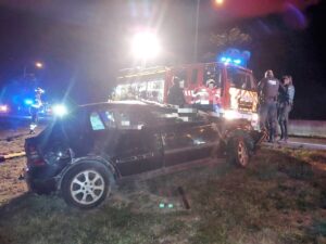 Accidente en la carretera de Sant Antoni.