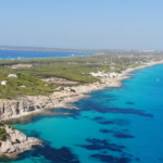 Imagen de las costas de Formentera
