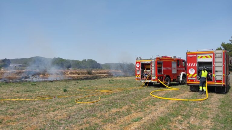 Incendio agrícola santa eularia