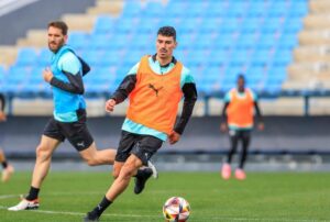 La UD Ibiza se entren&oacute; antes de viajar a M&aacute;laga.