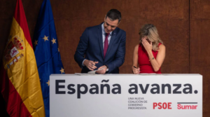 Pedro S&aacute;nchez y Yolanda D&iacute;az