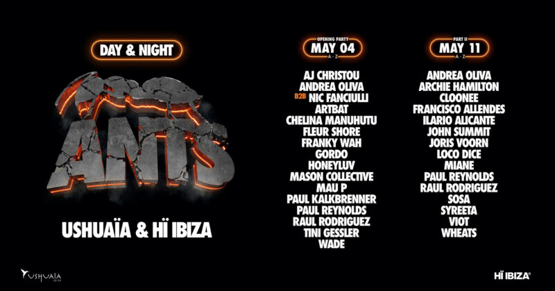 fiestas ants day and night ushauia hiibiza fiestas ants day and night ushauia hiibiza