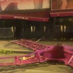 Se caen las aspas del famoso Moulin Rouge: así se veía el frente del «molino rojo» tras el derrumbe