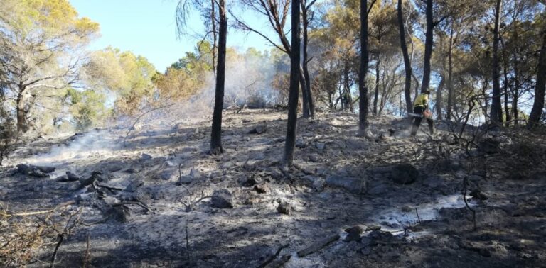 peligro por incendios forestales en Ibiza y Formentera