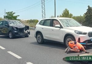 Accidente en la carretera Sant Josep.