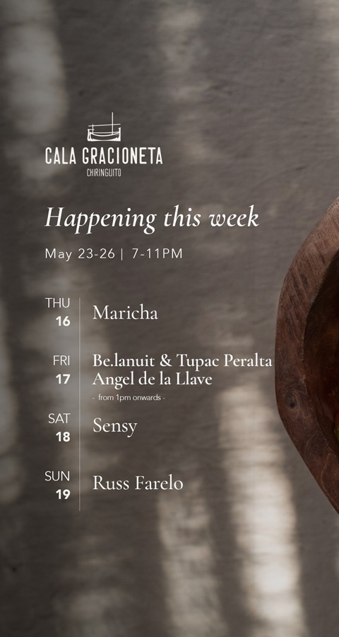 Agenda de esta semana en Cala Gracioneta Agenda de esta semana en Cala Gracioneta