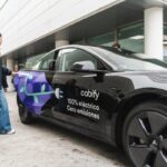 Coche de Cabify en servicio