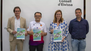 Consell de Ibiza en la presentaci&oacute;n del Campeonato de Baleares de Triatl&oacute;n.