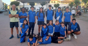 Equipo del Club N&aacute;utico Santa Eulalia.