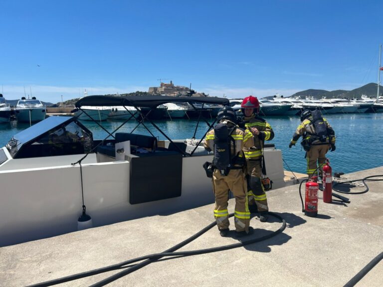 Explosión en el puerto de Ibiza