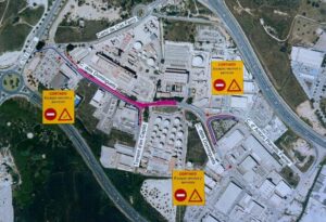 Mapa de las restricciones anunciadas por obras en la red el&eacute;ctrica