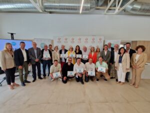 Premiados y autoridades