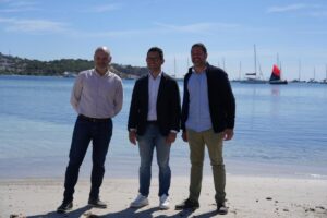 Jordi Griv&eacute;, Rafael Triguero y Ruben Sousa.
