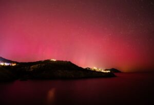#ibiza y la tormenta solar#auroraboreal #espa&ntilde;a