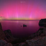 Esta es la historia detrás de la foto histórica de las auroras boreales en Ibiza