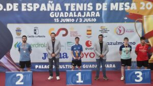 Alejandr D&iacute;az en el Campeonato de Espa&ntilde;a 2024. Foto Ibiza tenis de mesa