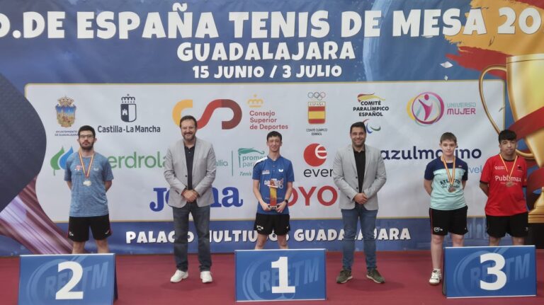 Alejandr Díaz en el Campeonato de España 2024. Foto Ibiza tenis de mesa