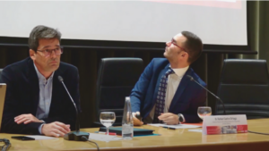 Daniel Company y Ruben Castro Ortega, dos de los denunciados por la sustracci&oacute;n de documentos