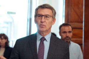 El presidente del PP, Alberto N&uacute;&ntilde;ez Feij&oacute;o, en el Congreso de los Diputados, a 13 de junio de 2024, en Madrid