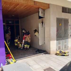 Incendio el&eacute;ctrico en Vila.