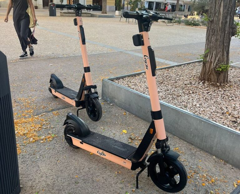 Patinetes secuestrados en Ibiza