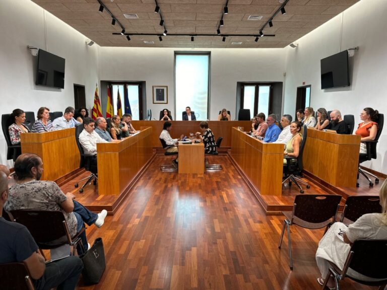 Pleno del Ayuntamiento de Ibiza.