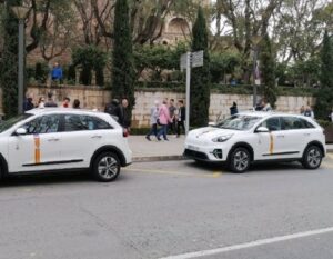 Taxistas de Mallorca.