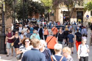 Turistas en Baleares