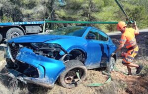 Deportivo accidentado.
