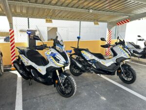 Nuevas motos de la Polic&iacute;a de Formentera.