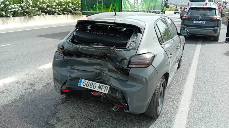 Accidente en la carretera E-20.