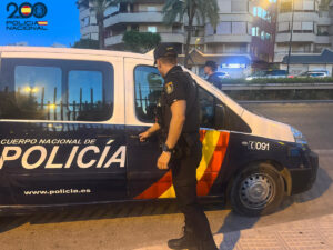Agentes de la Polic&iacute;a Nacional.