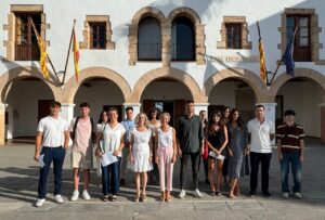 J&oacute;venes profesionales que se incorporan en el Ayuntamiento de Santa Eul&agrave;ria.