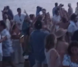 Fiesta ilegal en Formentera.