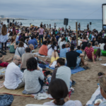 Cine en la playa