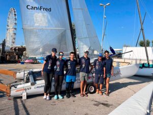 Deportistas del Club N&aacute;utico Ibiza.