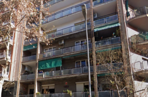 Edificio en Barcelona en donde encontraron los restos de las hermanas.