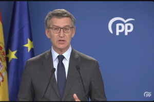 El president del Partido Popular (PP), Alberto N&uacute;&ntilde;ez Feij&oacute;o
