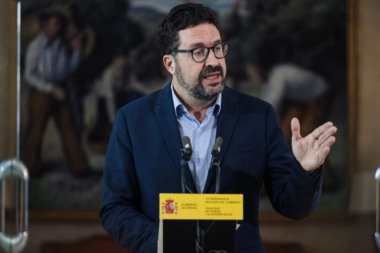 El secretario de Estado de Trabajo, Joaquín Pérez Rey