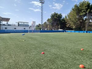 Campo de f&uacute;tbol en Sant Antoni.